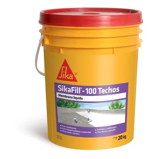 Membrana Líquida Sika Sikafill - 100 Techos 20kg - Terracota | Cuotas sin interés
