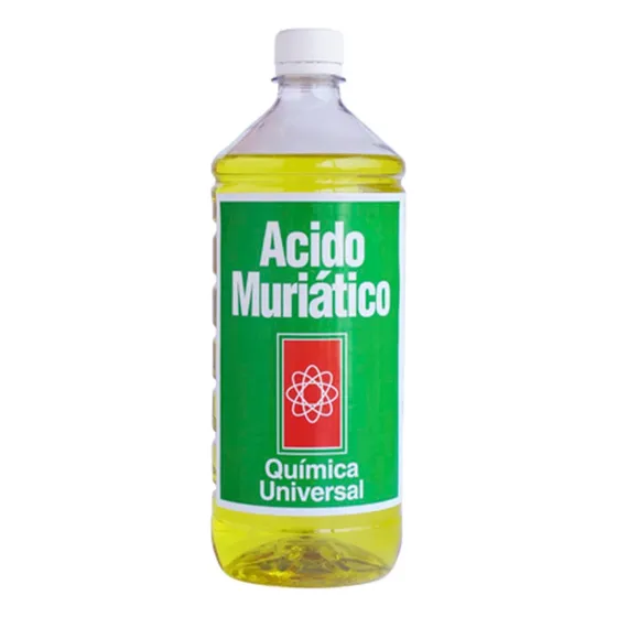 Ácido Muriático 1 Litro Química Universal