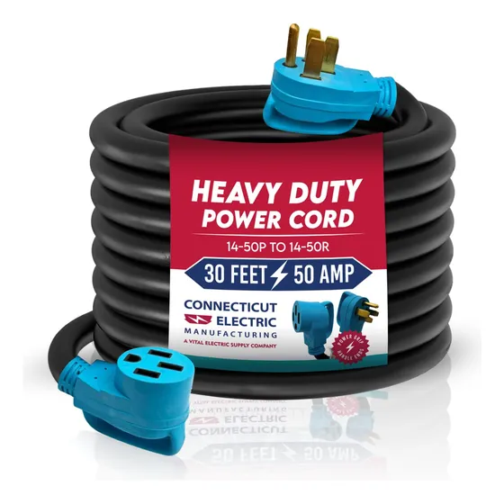 Cable De Extensión Para Rv/ev Connecticut Electric De 30