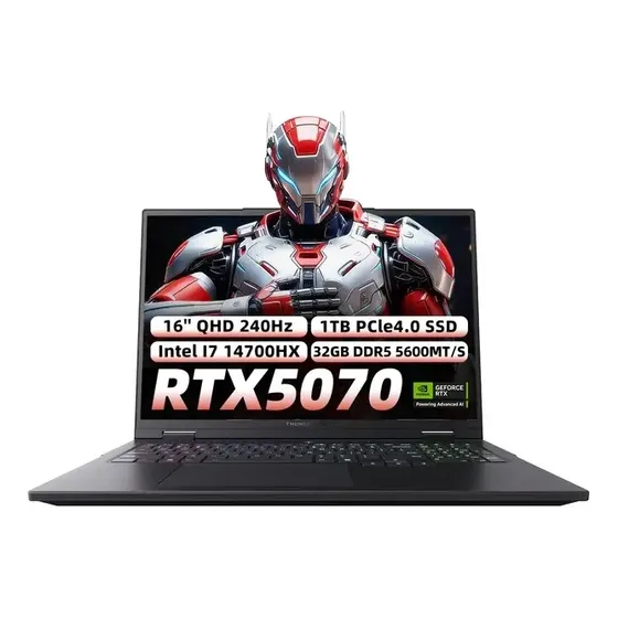 Portátil Rtx 5070 Gamer I7 14700 hx Thunderobot Rz16 32g 1t