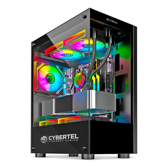 Case Gamer Cybertel Poseidon Cbx C5000 3 Fan Doble Ring 3.0