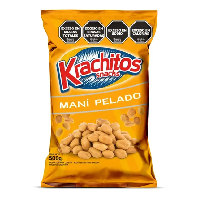 Mani Pelado Krachitos X 500g