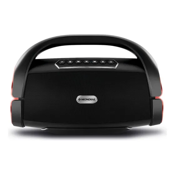 Caixa De Som Monster Sound Sk-06 Bluetooth Mondial 127/220V Cor Preto 127/220V