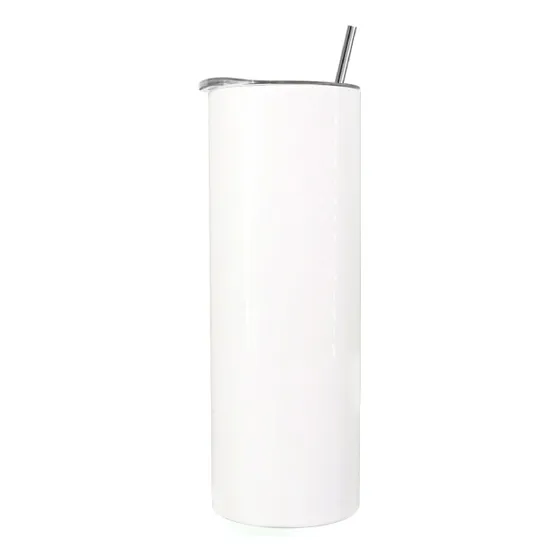 Vaso Termico 20 Oz Para Sublimar Blanco Termo Skinny
