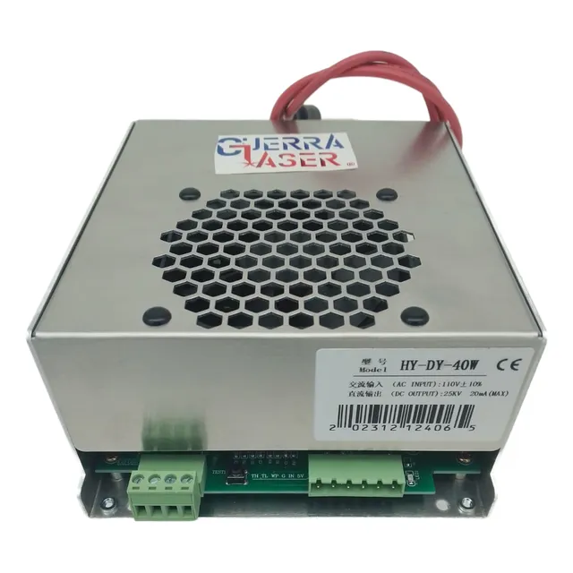 Fuente De Poder Hy-dy-40w Para Maquina Laser Co2 110/220v