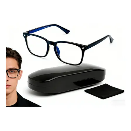 Óculos Anti Luz Azul Descanso Gamer Leitura Direção Noturna Lentes Transparentes