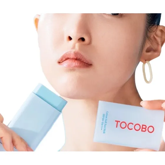 Tocobo Protector solar coreano en barra Cotton Soft Sun stick SPF50