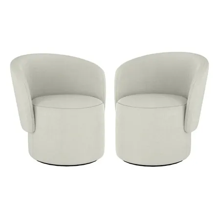 Kit 02 Poltronas Orgânicas De Luxo Blouclê - Balaqui Decor