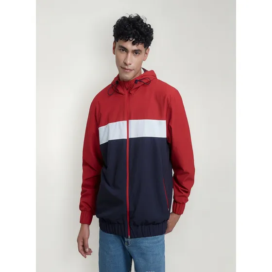 Chaqueta Para Hombre Ostu Color Rojo En Poliéster #6008