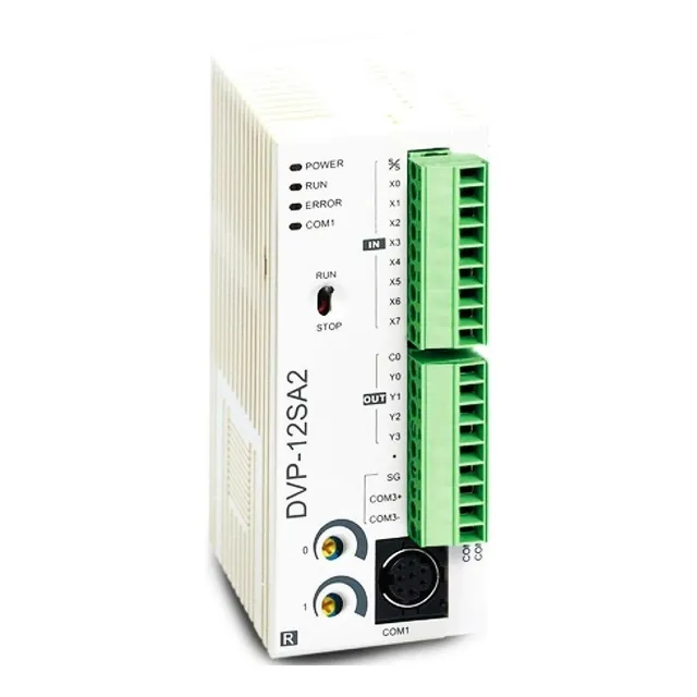 Plc Delta, 8 Entradas, 4 Salidas Relevador, Dvp12sa211r 24v