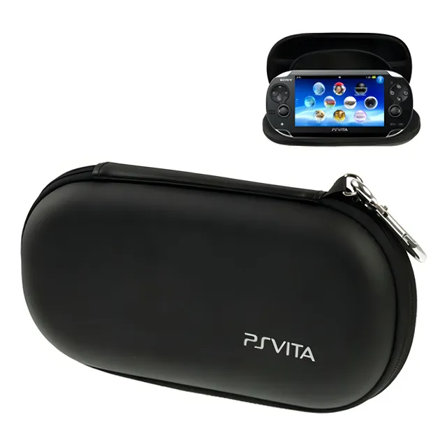 Funda protectora contra impactos Psvita Case negra y dura para PS Vita