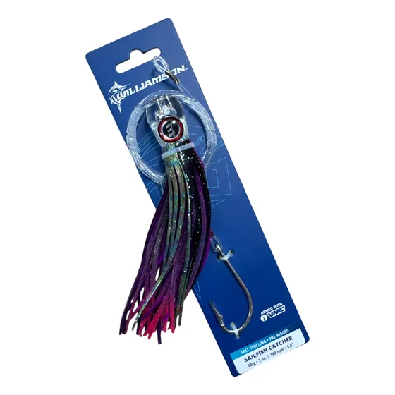 Isca Williamson Sailfish Catcher Rigged 5.5´´ 14cm 60g Cor Bk Black Knight