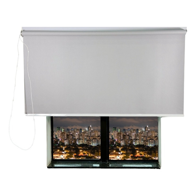 Cortina Persiana Rolo Blackout L 1,40x1,40 A Pronta Cortina Persiana Rolo Blackout L 1,40x1,40 A Pronta