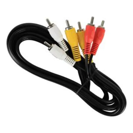 Cable Rca 3plug A 3 Plug 1.5mt