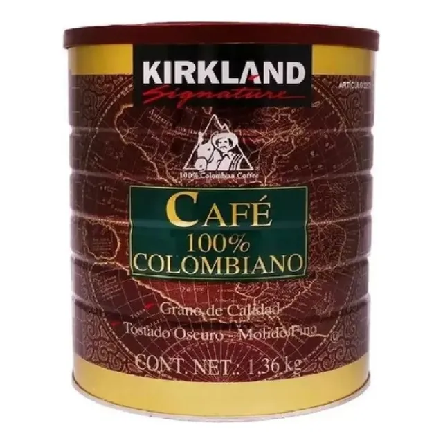 1.36 Kg Café Colombiano Molido Kirkland