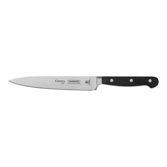 Cuchillo Century 6 Tramontina Acero Inox Carnes Cocina Color Plateado