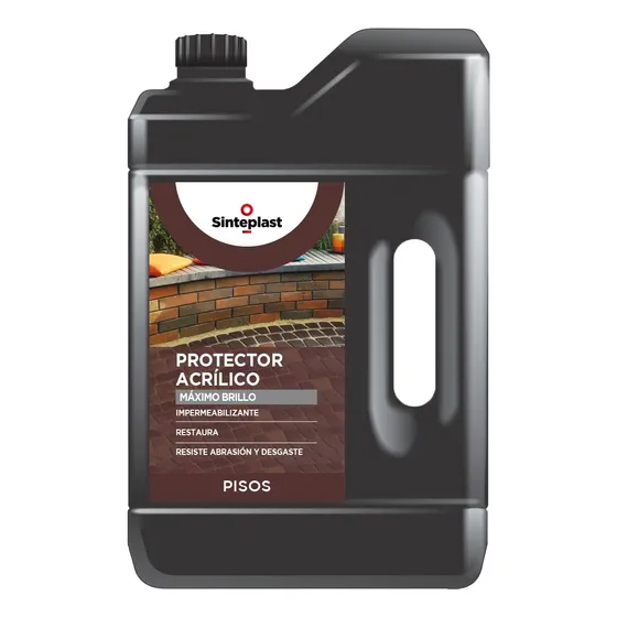 Protector Acrilico Para Piso Incoloro Ceramic Sinteplast 5lt