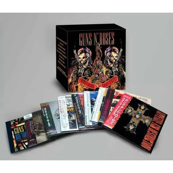 Guns N Roses Box Set 9 Cds + 2 Dvd Raro Coleção