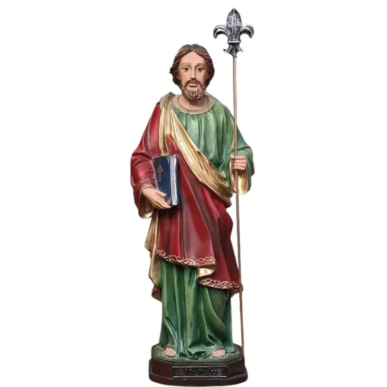 Imagem São Judas Tadeu 30cm Resina C/ Lança E Machado