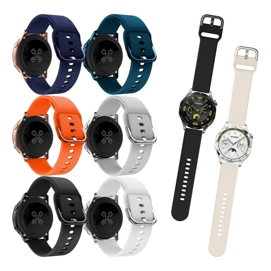 6 Correas Silicona Para Huawei Watch Gt3 Gt4 46mm Gt 4 3 Pro