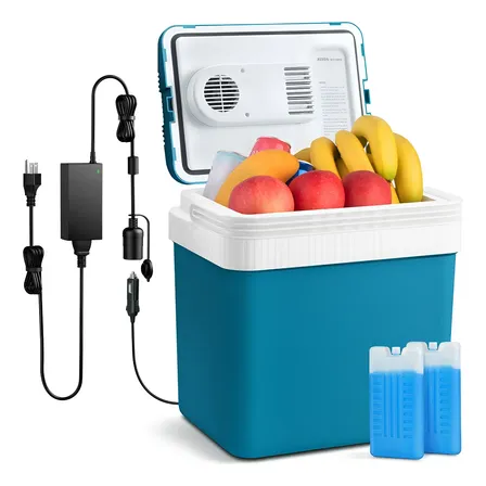 Astroai Enfriador Eléctrico De 24 Litros 12v Dc 110v Cc Eléctrico Cooler Port...