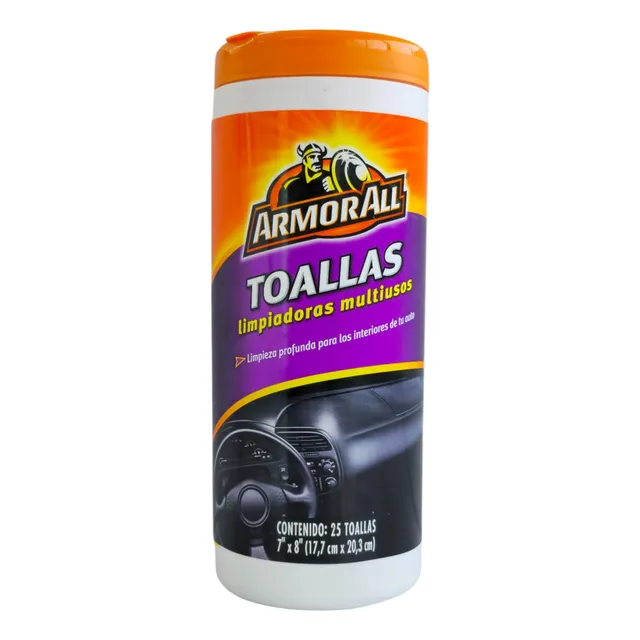 Toallitas Limpiar Coche Camioneta Camión Armor All Multiusos