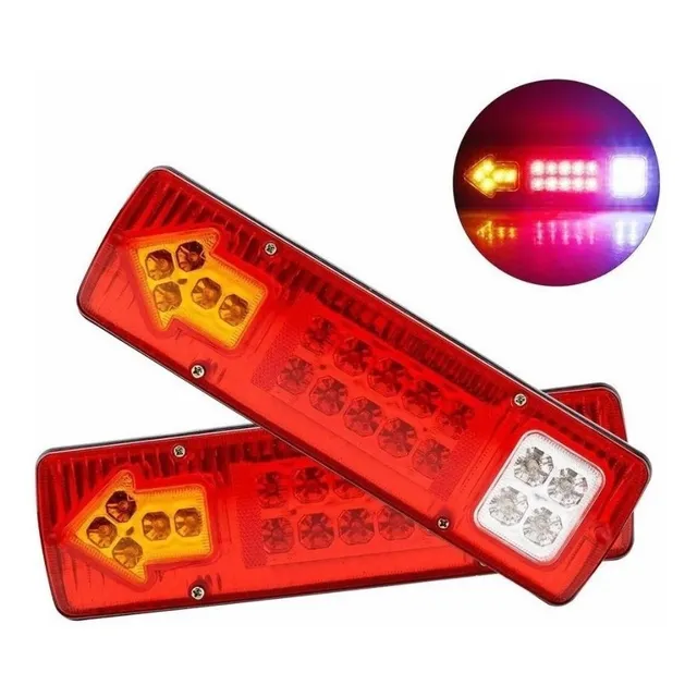 Kit Foco Led Trasero 12v Camion Tricimoto Remolque Arrastre