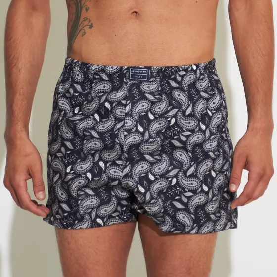 Bóxer Hombre Kevingston Estampado Negro