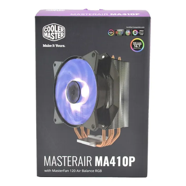 Led Rgb Cooler Master Air Ma410p Para Cpu Intel 1151 E 2011d