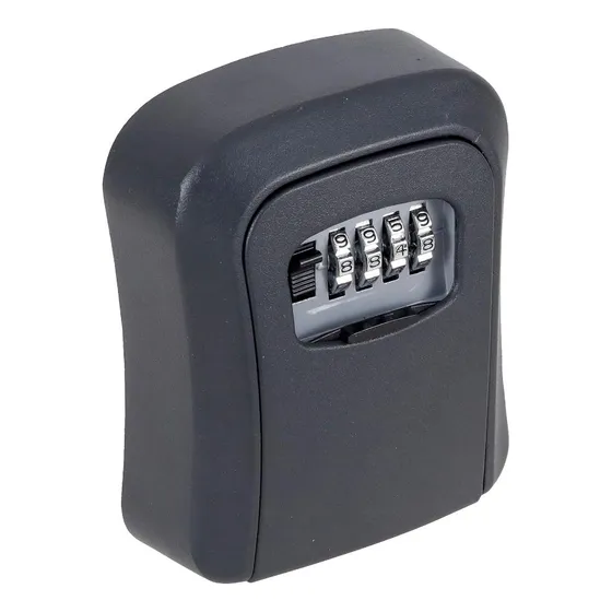 Mini Cofre Porta Chaves de Parede Guarda Chaves Senha Airbnb Joias Dinheiro Caixa De Chave com Senha Sistema de Bloqueio Resistente à água Blindado Medida Externa 11.6x9.6x4cm Interna 5x6,20x3cm