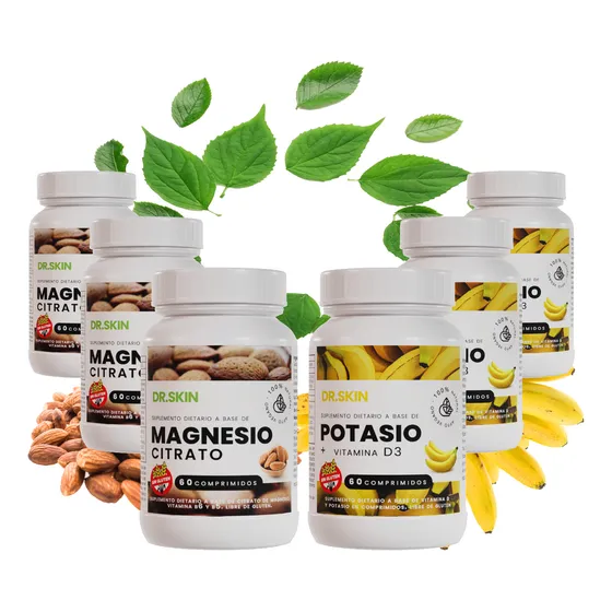 Magnesio Citrato + Potasio Citrato Combo 90 Dias