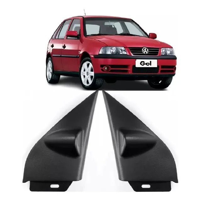 Par Acabamento Interno Retrovisor Gol G2 G3 G4 4 Portas Fixo