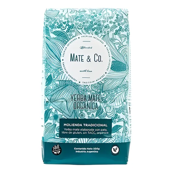 Yerba Mate Orgánica Tradicional Con Palo 500gr