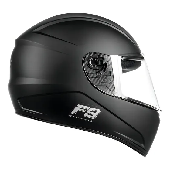 Capacete Moto Feminino Masculino Fly F-9 Classic Tamanho Do Capacete 56 Cor Preto Fosco