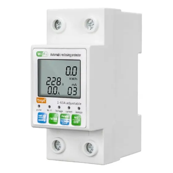 Llave Termica Wifi Protector De Voltaje Tension Medidor 63a