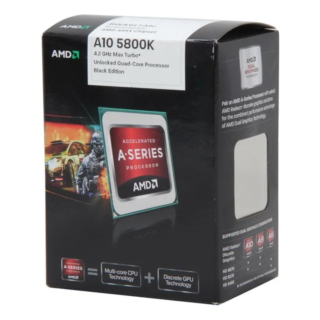 Procesador Amd Apu A10-5800k Quad Core 3.8ghz 4mb Socket Fm2