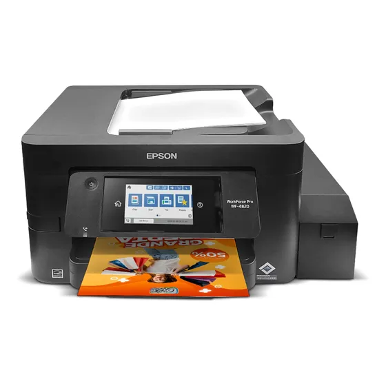 Multifuncional Epson Wf 4820 Bulk Ink Pigmentada