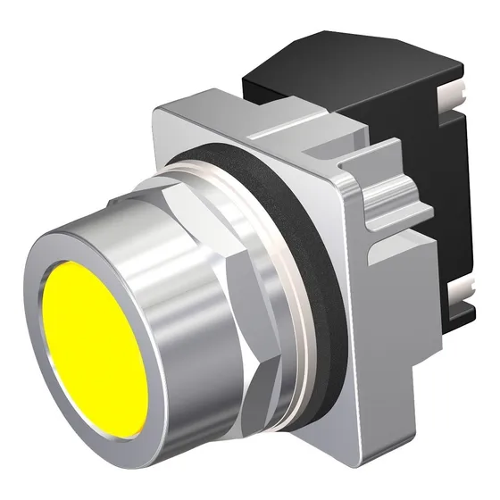 Pulsador No Iluminado Amarillo Siemens 52pm8a4a
