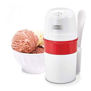 Máquina Para Helado Personal Con Cuchara Dash Color Blanco Y Rojo 127v Máquina Para Helado Personal Con Cuchara Dash Color Blanco Y Rojo 127v