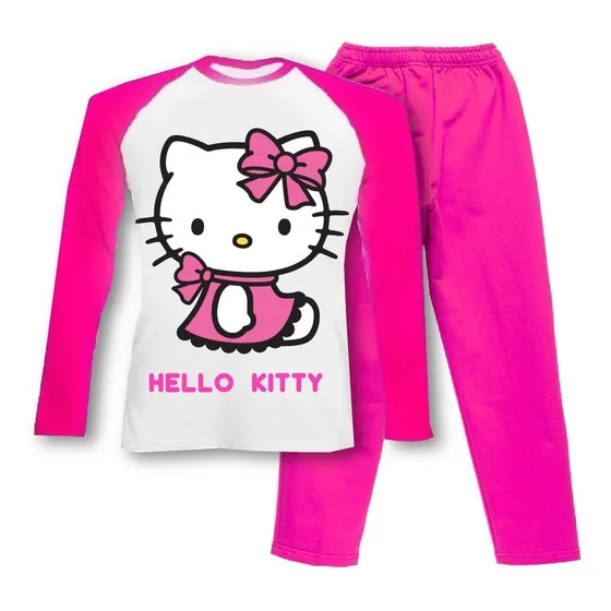 Pijama Polar Hello Kitty Niñas Personalizado D1 Envío Gratis