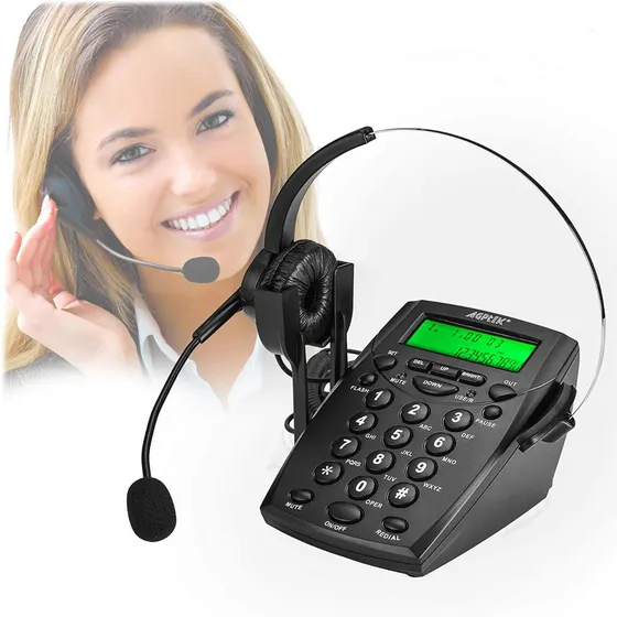 Telefono Centro De Llamda Teclado Pantalla Cintillo  Agptek 