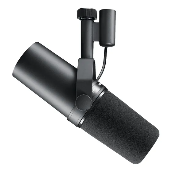 Microfone Shure Sm7b Dinâmico Vocal Para Estúdio Podcast Pre