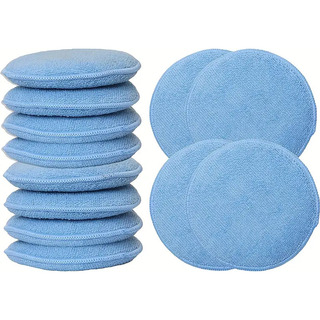 10pzs Esponja Microfibra Aplicadora Pad Aplicador Microfibra 10pzs Esponja Microfibra Aplicadora Pad Aplicador Microfibra