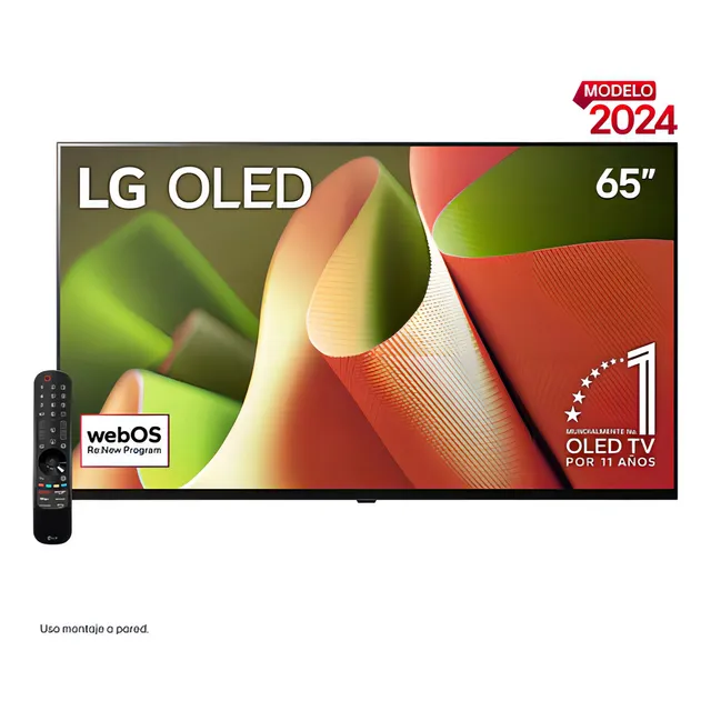 Pantalla LG Oled 65 Pulgadas 4k Smart Tv 2024 Oled65b4psa