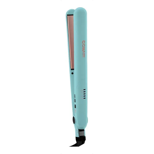 Prancha Conair Infusion Aloe Vera Cor Azul-Celeste Bivolt