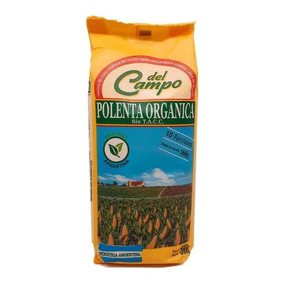 Polenta Organica Del Campo 6 X 500 Gr - Sin Gluten