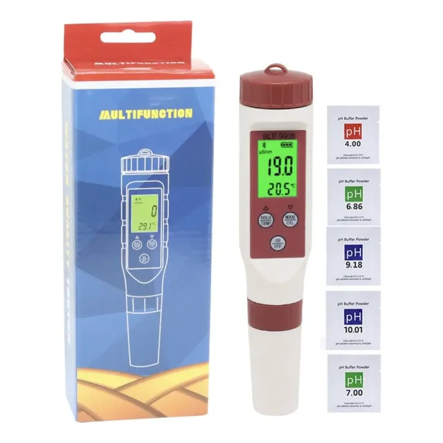Medidor De Ph Ec Tds Temp Portatil Phmetro Digital Bluetooth