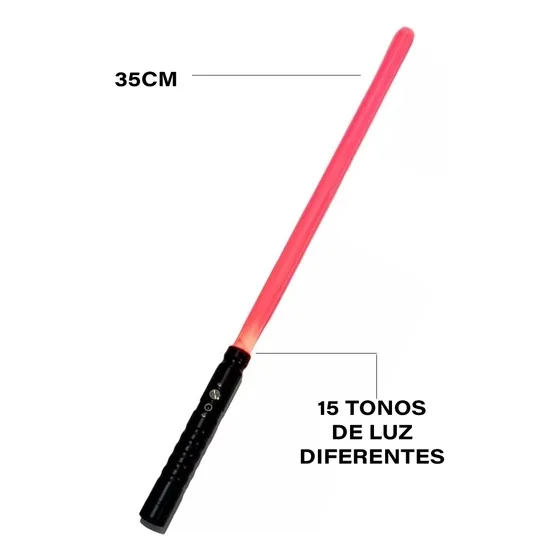 Sable De Luz Rgb Star Wars Iluminación Y Sonido De Metal 