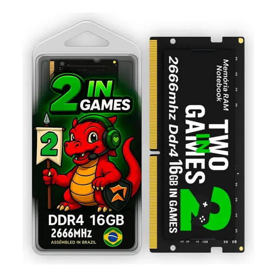 Memória Ram Notebook 16gb Twoingames 2666mhz Ddr4 Sodimm