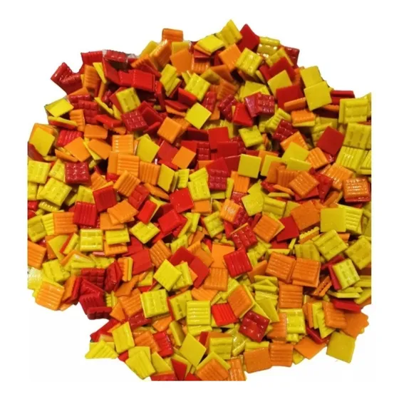 Venecitas Para Mosaico.pack De 225 Unidades,colores Cálidos.